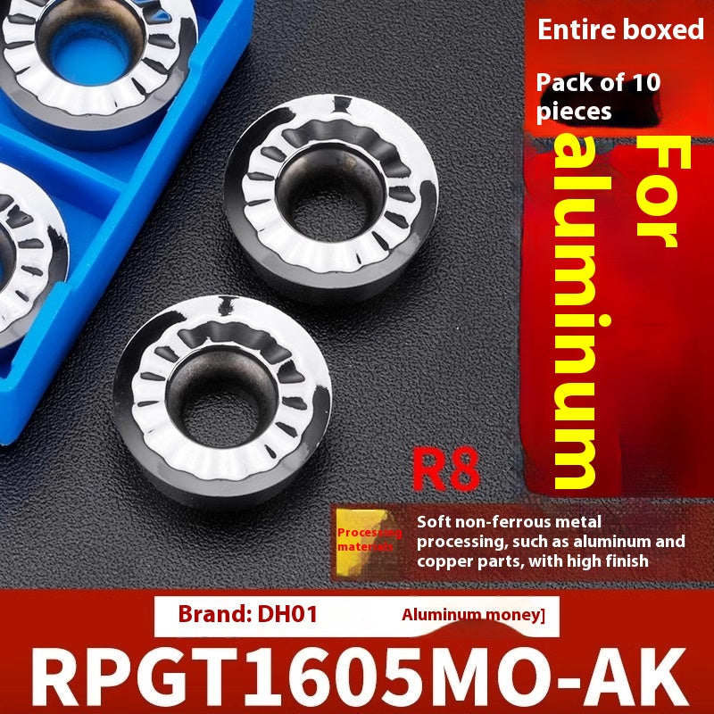 2042-CNC milling inserts, RPMW carbide R5 machining center, R4 milling machine, R6 milling inserts, RPMT round cutter cutters Shandong Denso Pricision Tools Co.,Ltd.